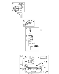 Engine 44p777-0765-B1 2 Diagram and Parts List for SLTX1054VT 13VR92AK009-13WR92AK009-13WR92AK010 Cub Cadet Lawn Tractor